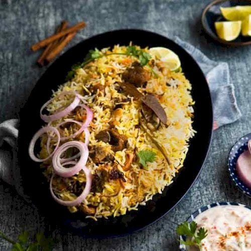 Mutton Dum Biryani Recipe | How to make Mutton Dum Biryani 