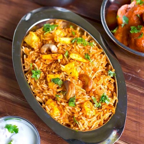 Paneer Biryani Recipe | How to make Paneer Biryani 