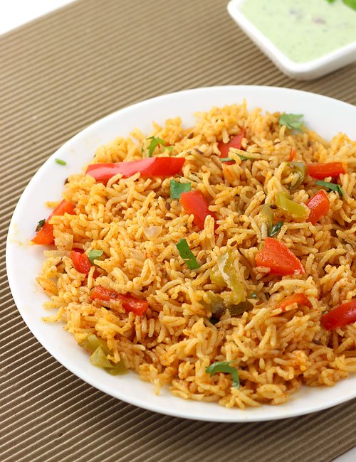 Capsicum Pulao Recipe | How to make Capsicum Pulao