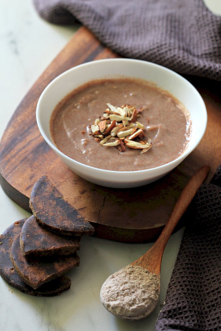 Sweet Ragi Porridge Recipe