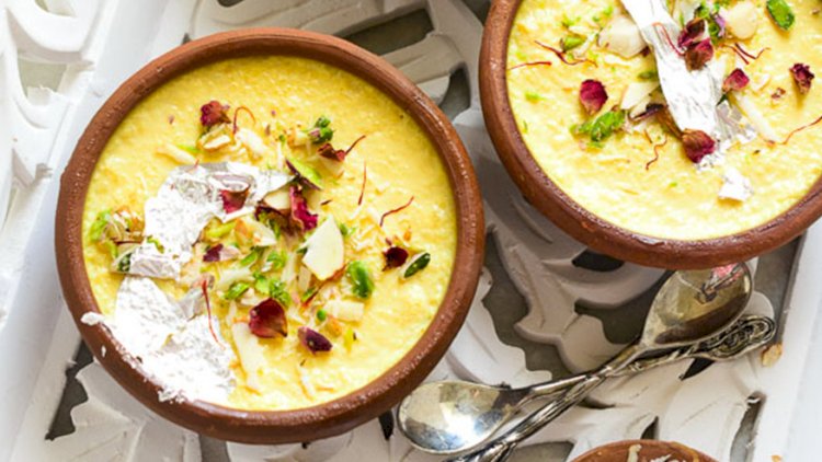 Sugar-free Kesari Phirni Recipe