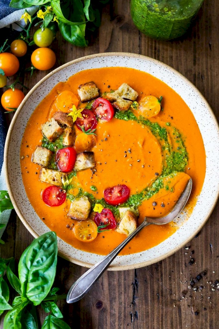 Apple, Tomato and Truffle Soup Recipe