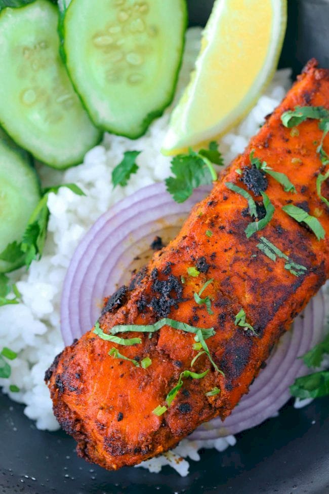 Smokey Indian Spice Box Salmon Recip