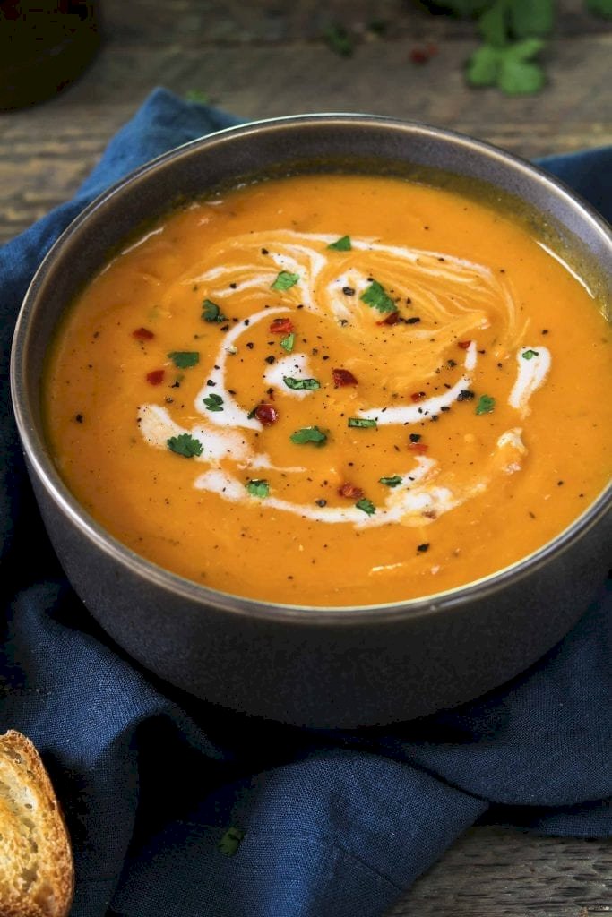 Vegan Carrot Ginger Soup Recipe