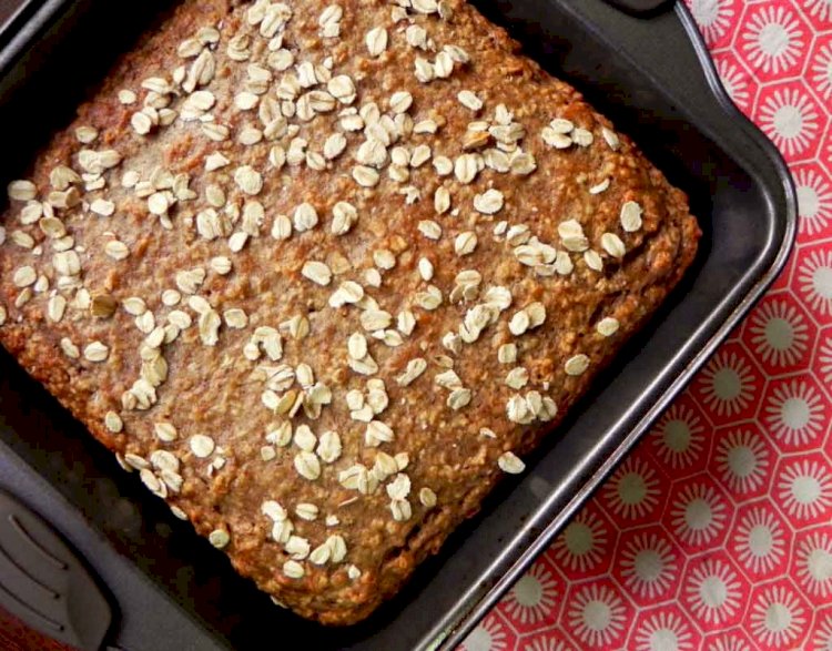 Vegan Banana Oats Chocolate Cake Recipe