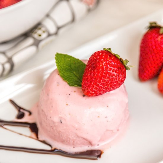 Air Dried Halwa with Strawberry Kulfi Recipe