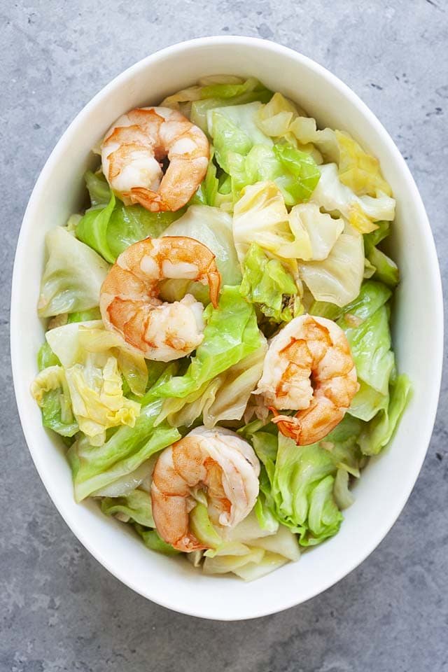 Prawns And Cabbage Recipe