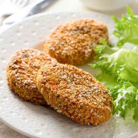 Oil-Free Oats Cutlet Recipe