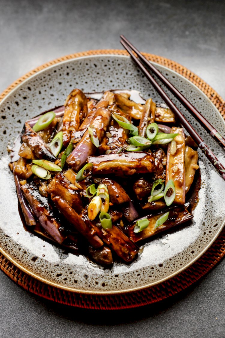 Eggplant in Garlic sauce Recipe