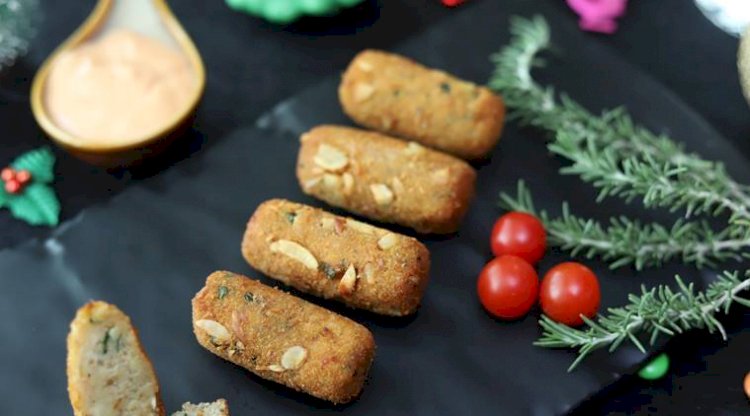 Hazelnut Crusted Cheese Potato Croquettes Recipe