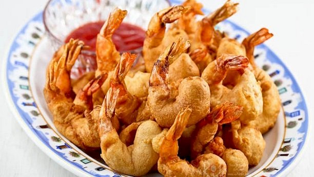 Golden Fried Prawns Recipe