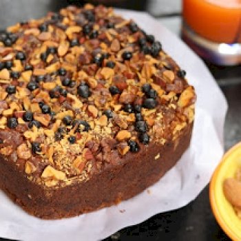 Whole Wheat Jaggery Cake Recipe