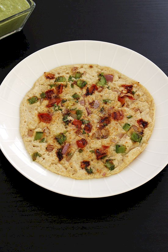 Oats Mini Uttapam Recipe