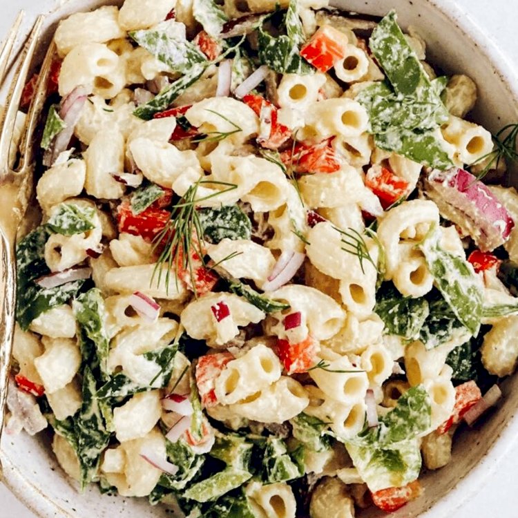 Zero-Oil Pasta Salad Recipe