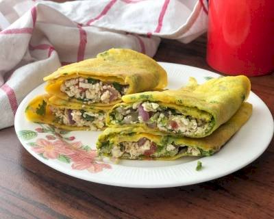 Stuffed Jowar Cheela Recipe
