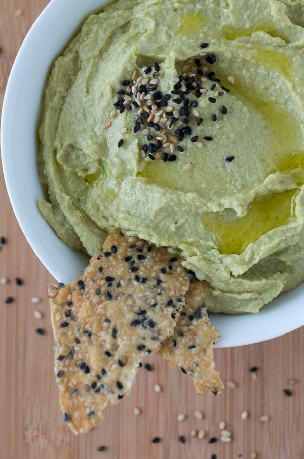 Guacamole on Sesame Lavash Recipe
