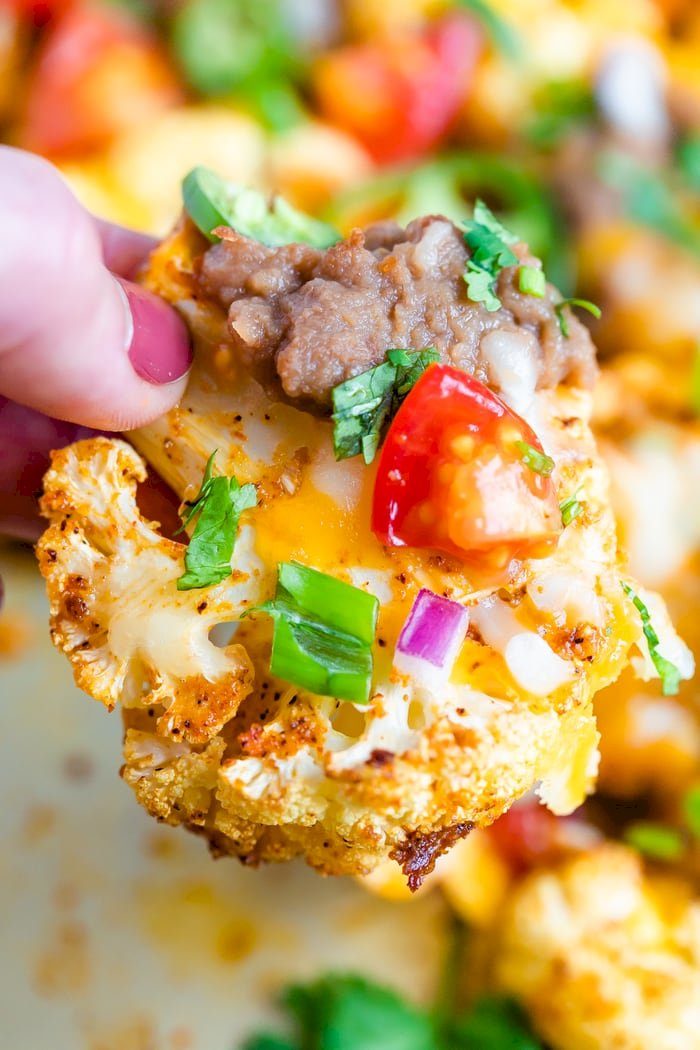 Cheesy Cauliflower Nachos Recipe