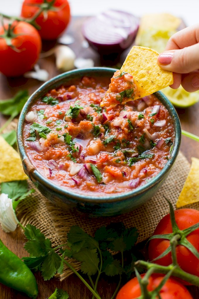Tomato Salsa Dip Recipe