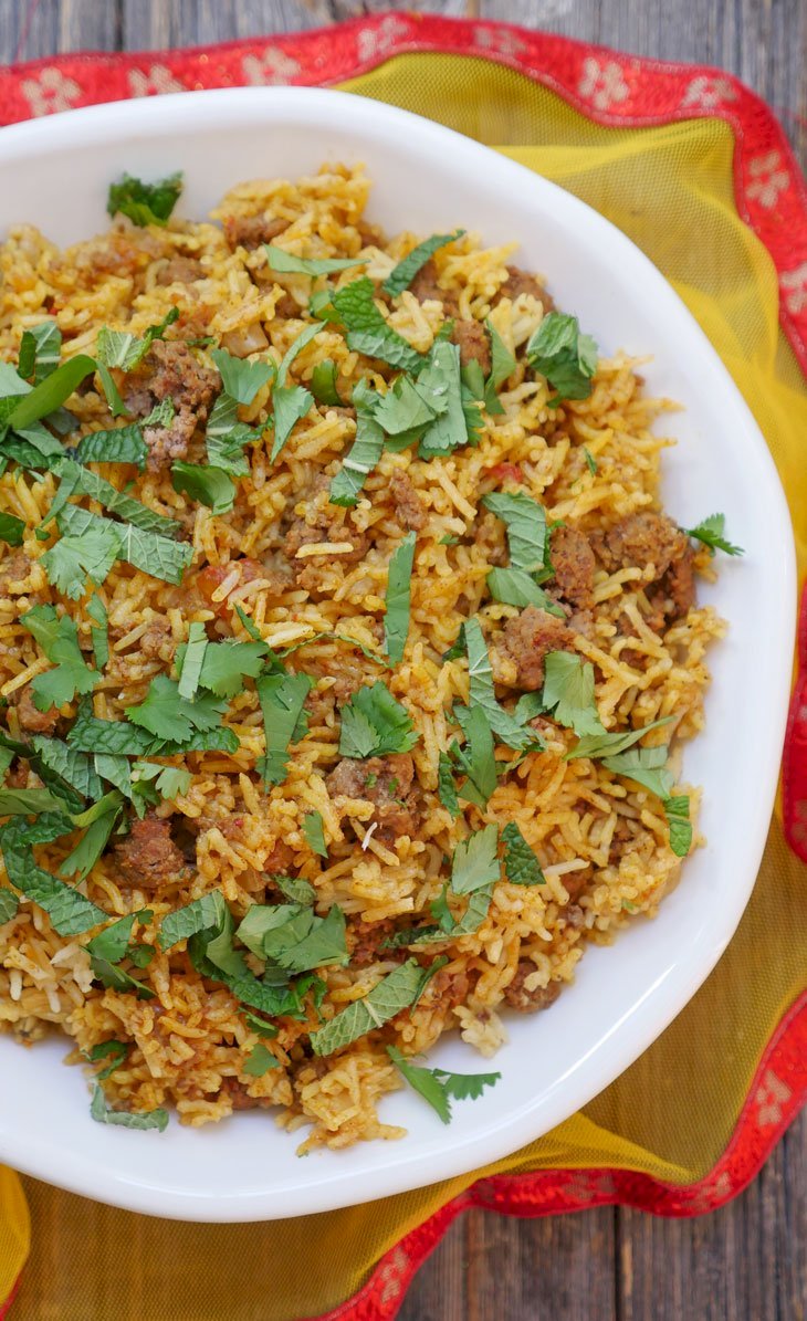 Keema Biryani Recipe