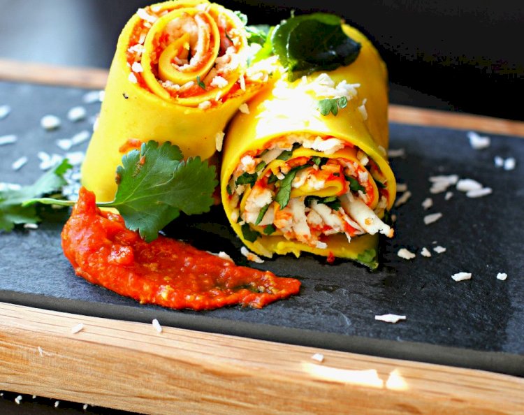 Stuffed Khandvi Recipe
