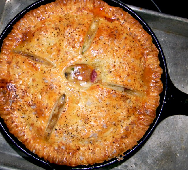 Skillet Chicken Pot Pie Recipe