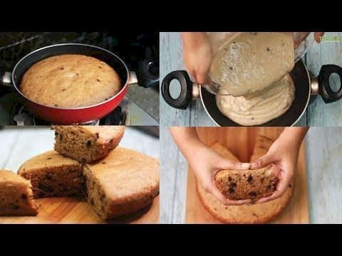 Banana Cake without Oven and Egg Recipe