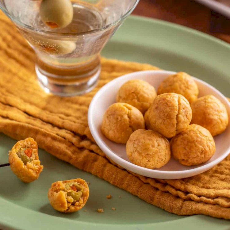 Baked Cheese Olives Recipe