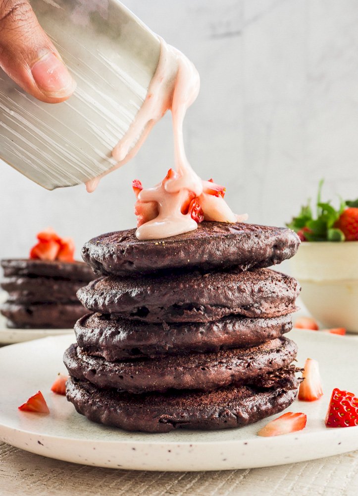 Chocolate Cheese Pancakes Recipe