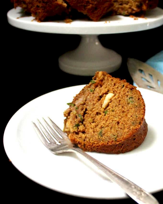 Eggless Cucumber Cake Recipe