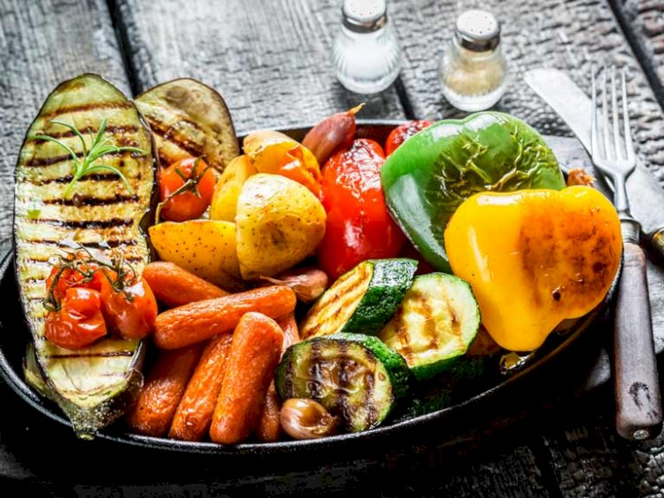 Grilled Vegetables Parcels Recipe
