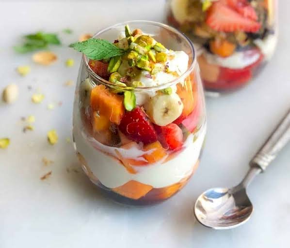 Fruit Cocktail Parfait Recipe