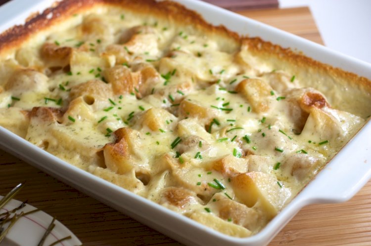 Chicken and Potato Au Gratin Recipe