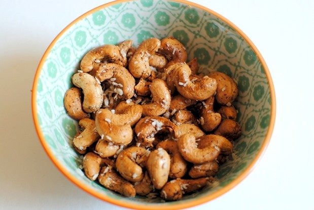 Coconut Roasted Cashews Recipe