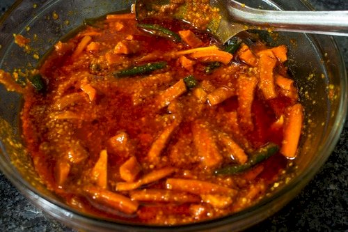 Carrot Pickle Recipe