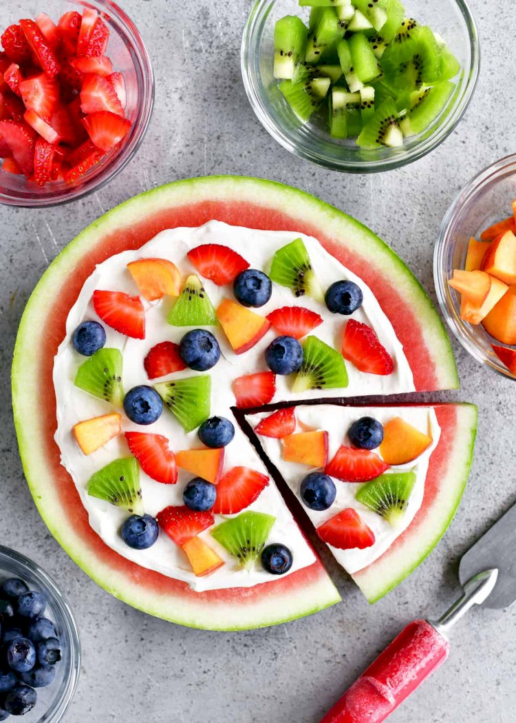 Watermelon Pizza Recipe