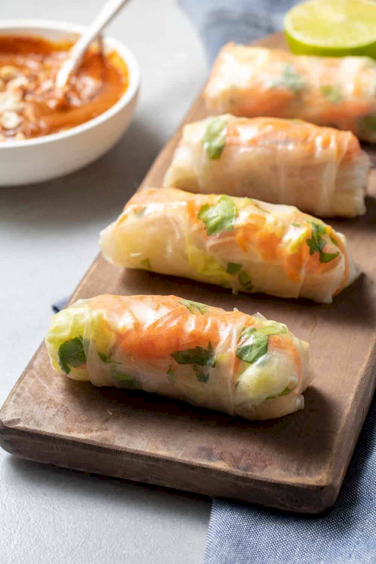 Thai Rolls with Tofu Recipe