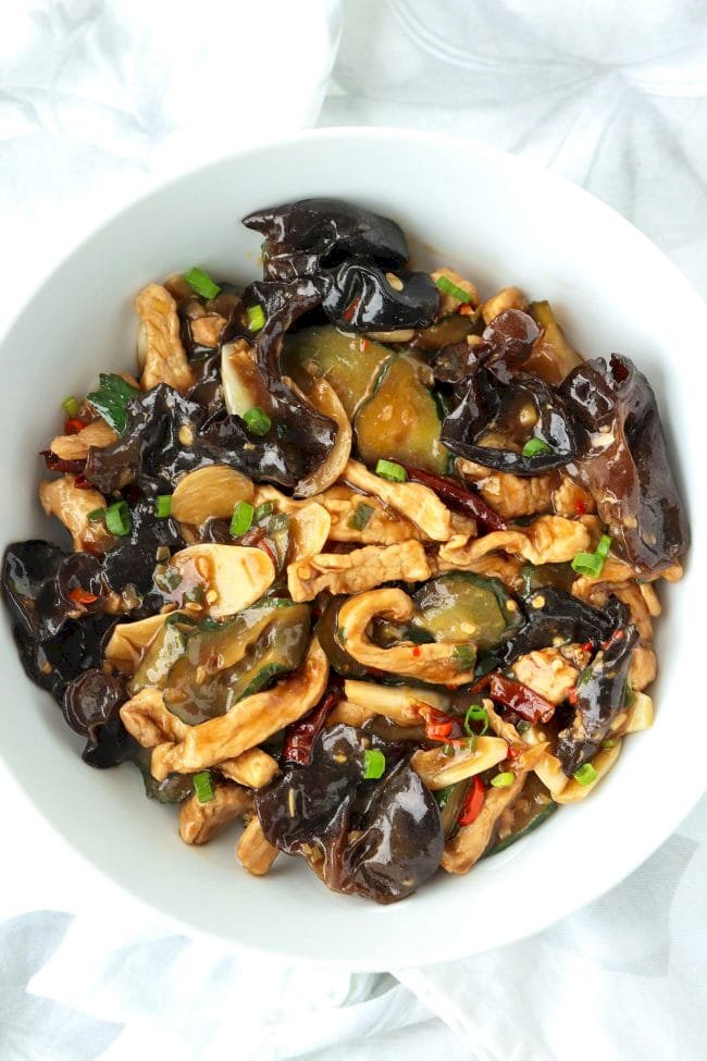 Fried Potatoes in Ginger and Mushroom Sauce Recipe