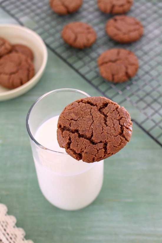 Eggless Nutella Cookies Recipe