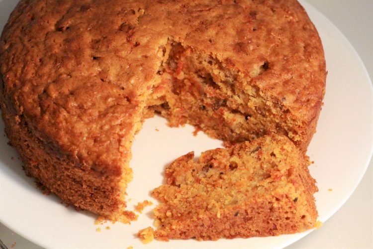 Walnut Carrot Sponge Cake Recipe